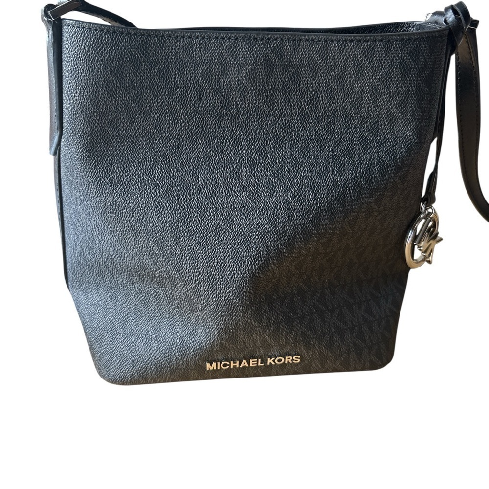 Michael Kors Charcoal Textured Crossbody NWOT